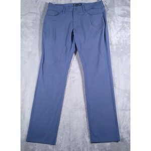 Travis Mathew Pants‎ Mens 34 x 33 Blue Performance Golf Lightweight Slacks Flaw
